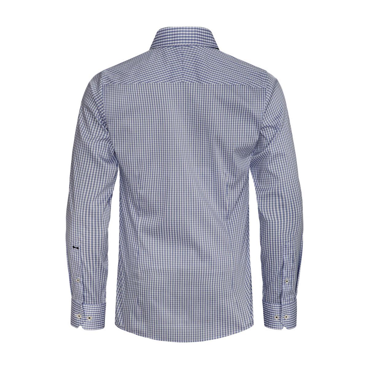 Yellow Bow 53 Men's Shirt - Navy Check - Back