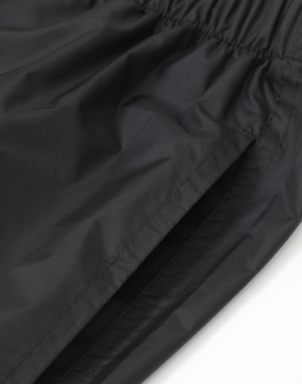 Light Weight Nylon Waterproof Rain Pants - Black - View