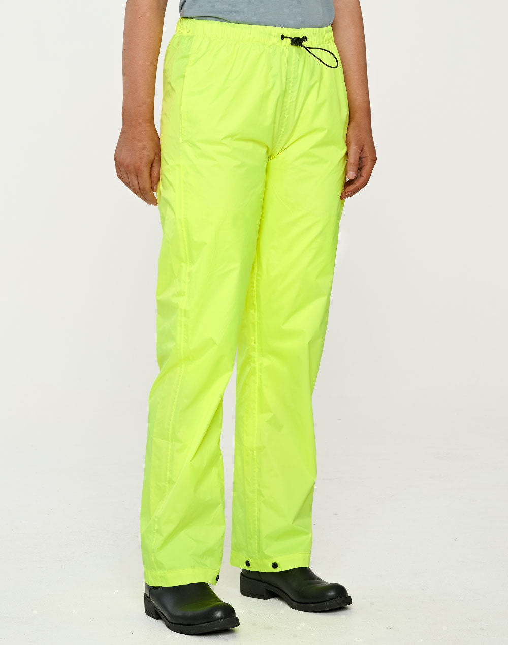 Light Weight Nylon Waterproof Rain Pants - Yellow - View