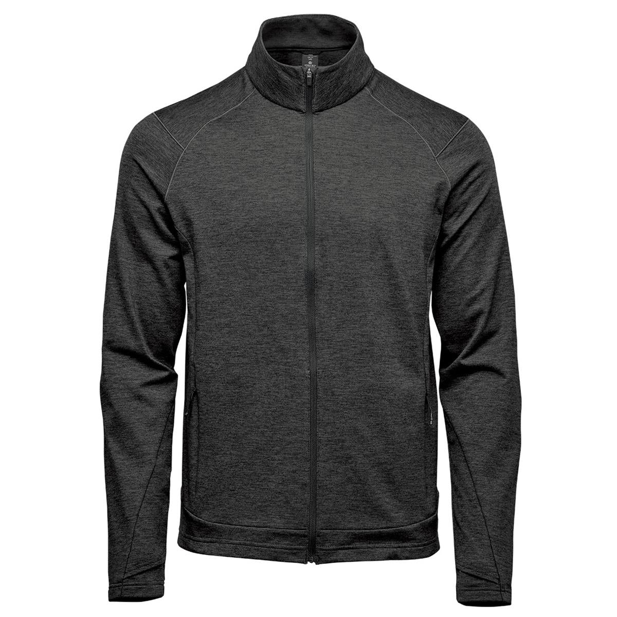 Men's Treeline Performance Jacket - Black Heather - Front