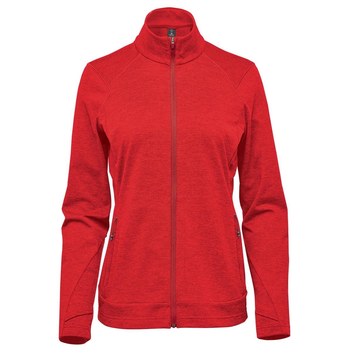 Women's Treeline Performance Jacket - Bright Red - Front