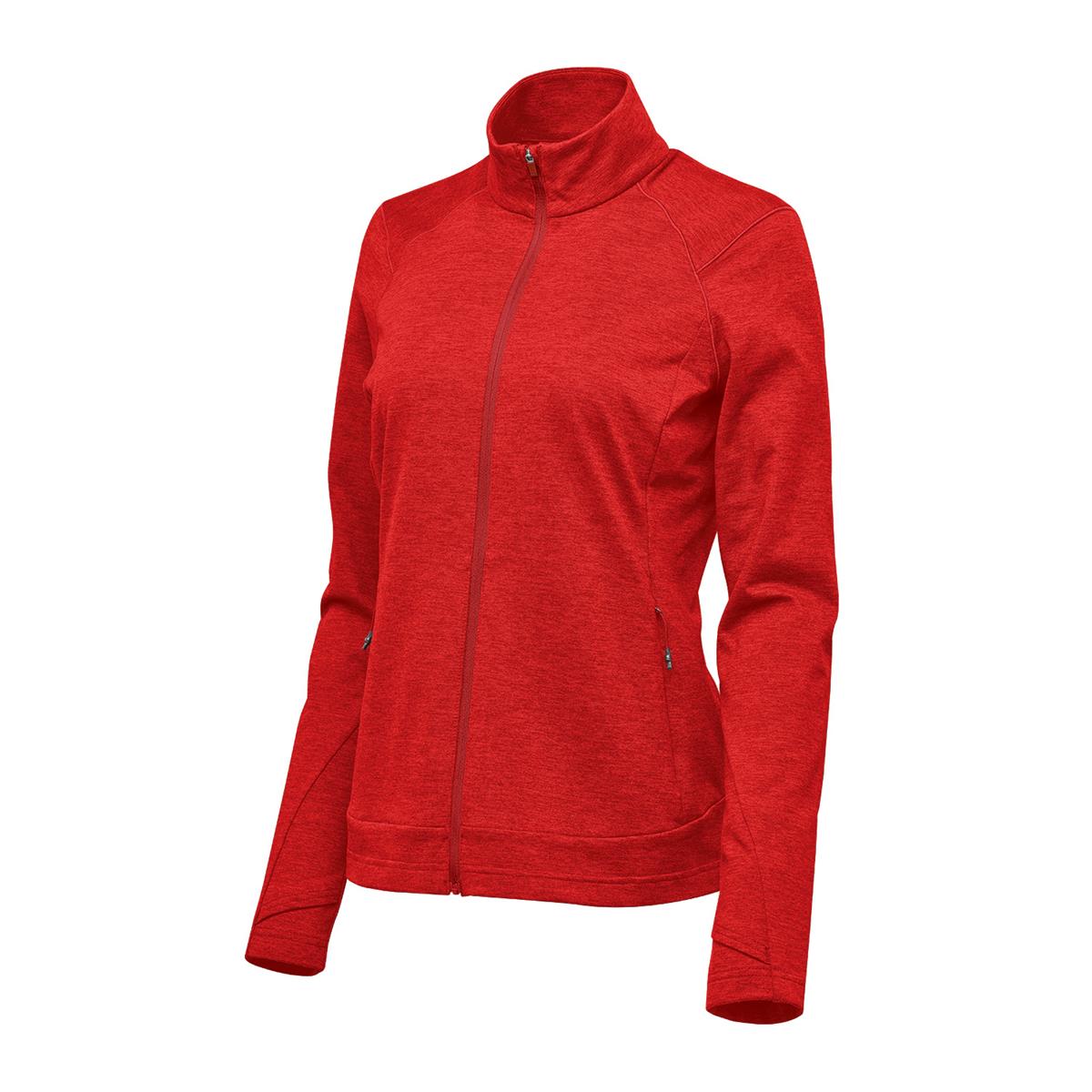 Women's Treeline Performance Jacket - Bright Red - Back