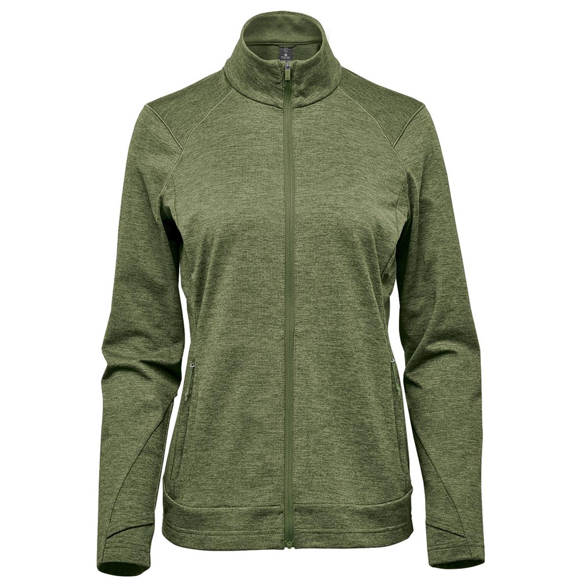 Women's Treeline Performance Jacket - Sage Green Heather - Front