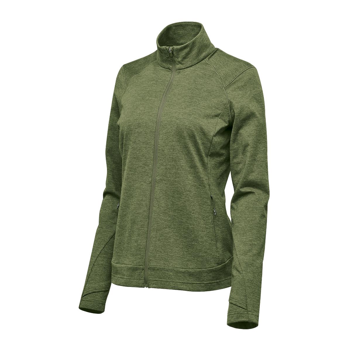 Women's Treeline Performance Jacket - Sage Green Heather - Back