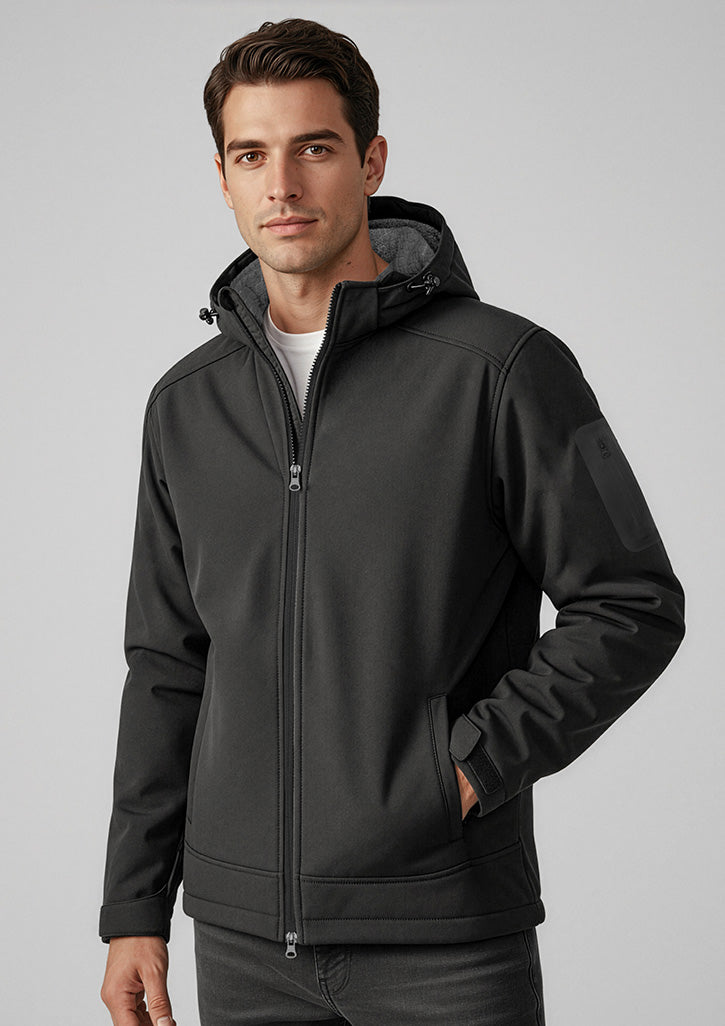 Summit Mens Jacket - Black/Graphite - Model