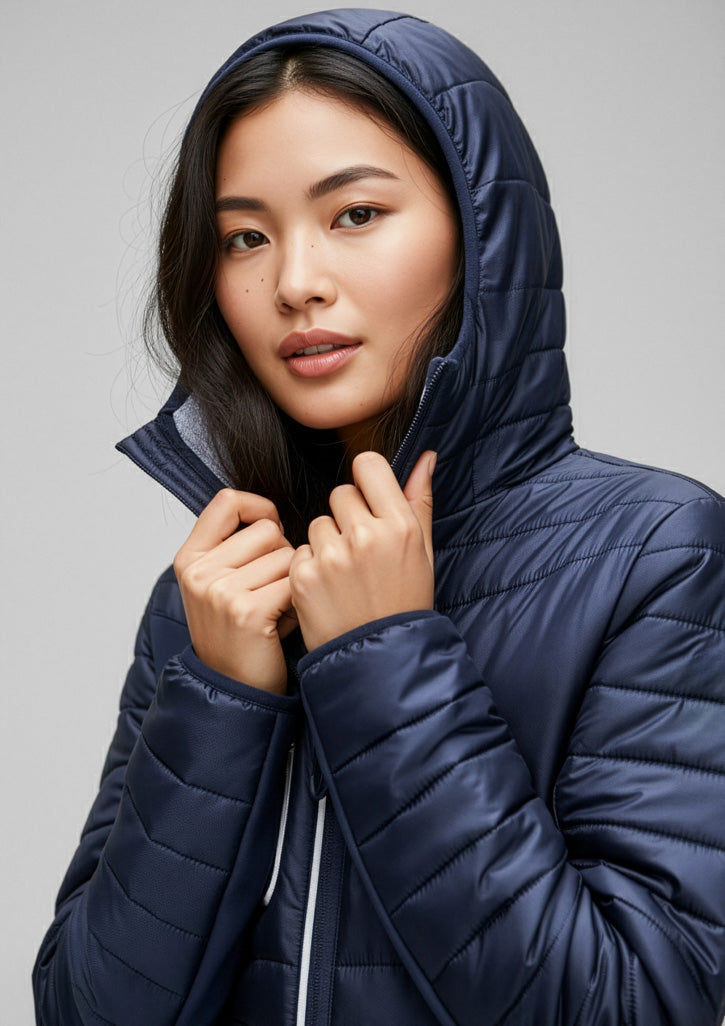Patrol Unisex Jacket - Navy/Silver - Model