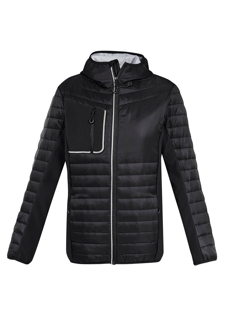 Patrol Unisex Jacket - Black/Silver - Front