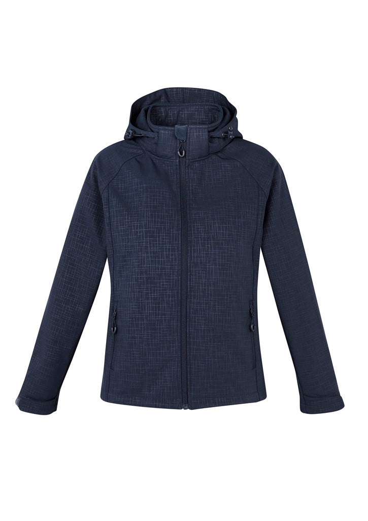 Geo Womens Jacket - Navy - Front