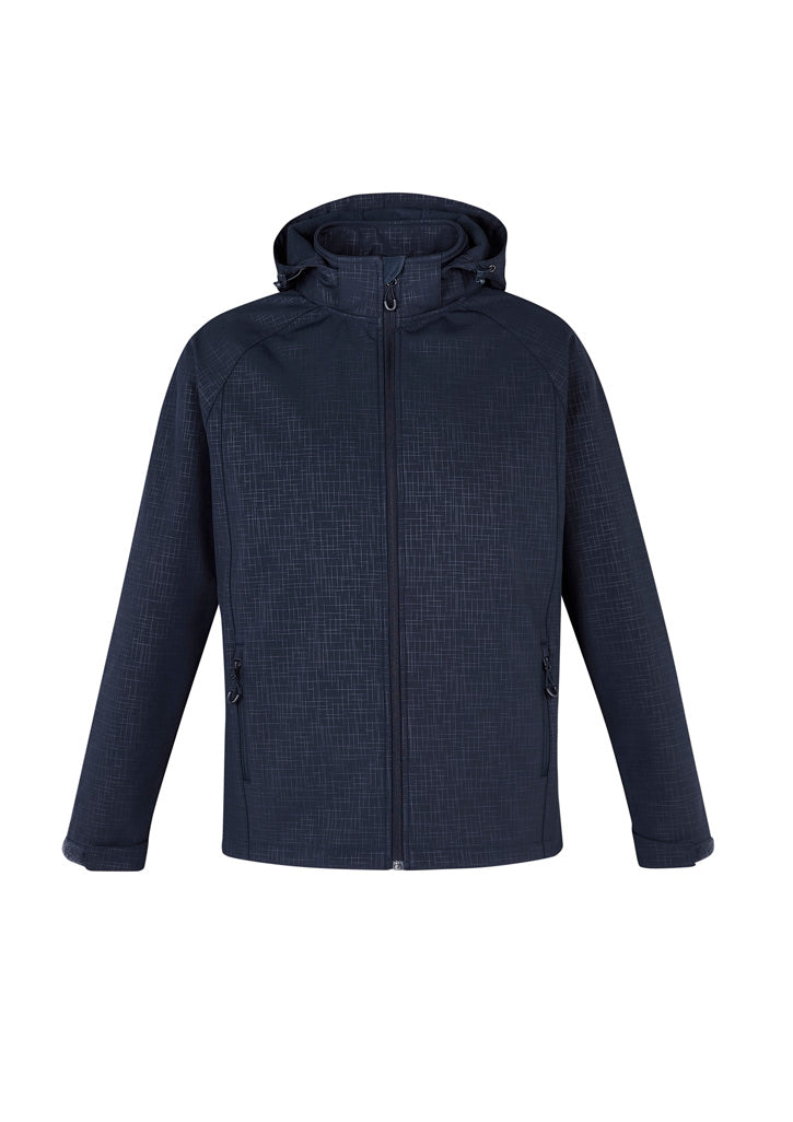 Geo Mens Jacket - Navy - Front