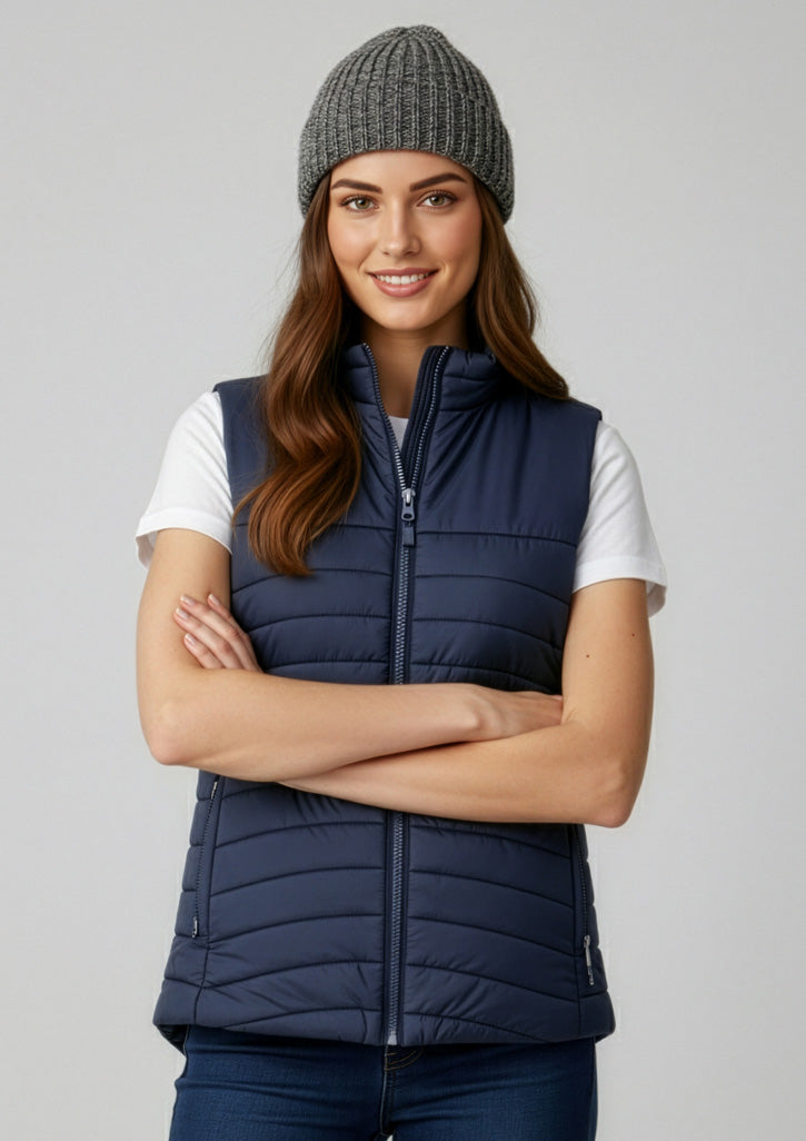 Expedition Womens Vest - Navy - Model