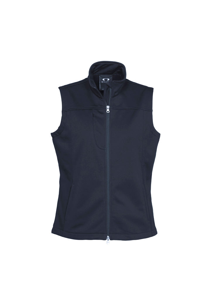Softshell Womens Vest - Navy - Front