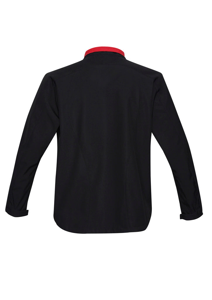 Geneva Mens Jacket - Black/Red - Back
