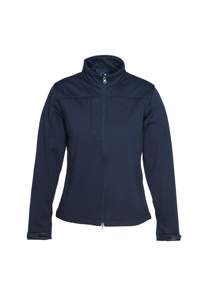 Softshell Womens Jacket - Navy - Front