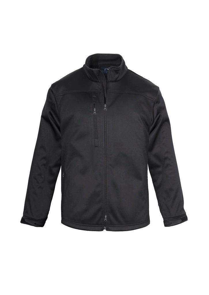 Softshell Mens Jacket - Black - Front