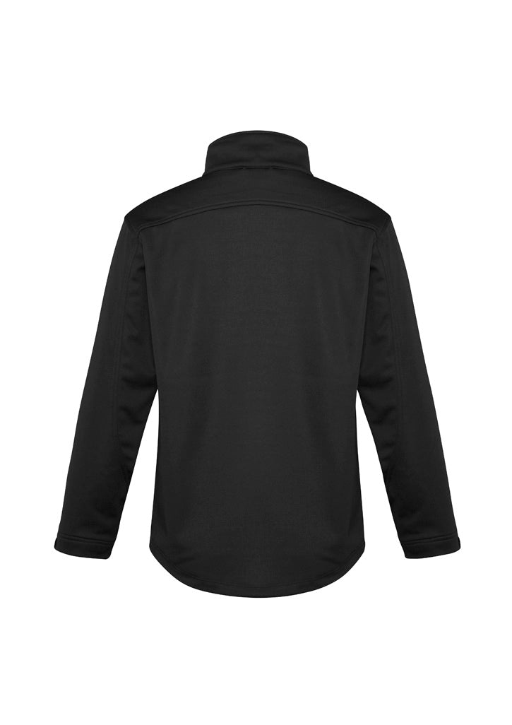 Softshell Mens Jacket - Black - Back