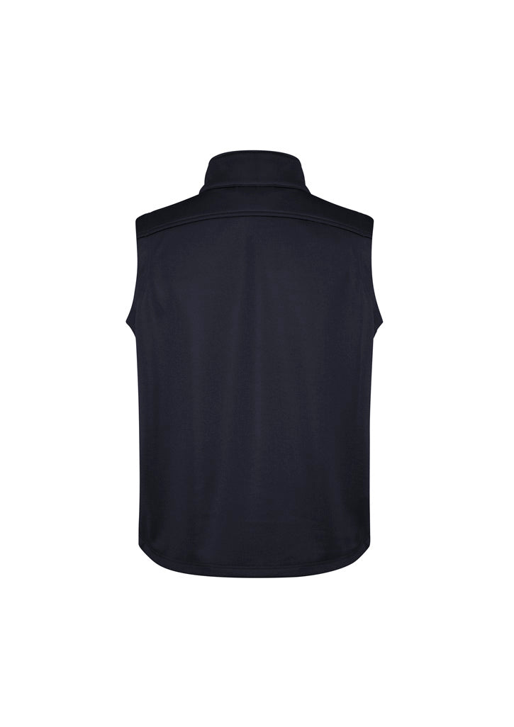 Softshell Mens Vest - Navy - Back
