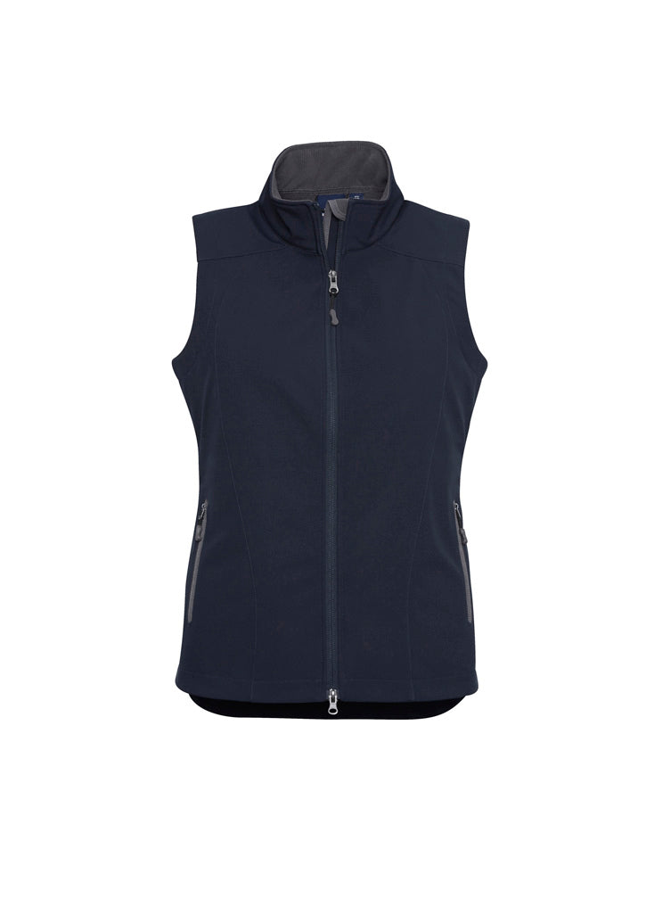 Geneva Womens Vest - Navy/Graphite - Front