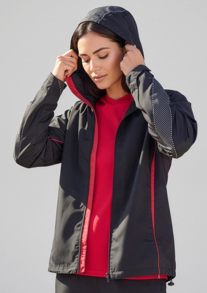 Razor Unisex Jacket - Black/Red - Model