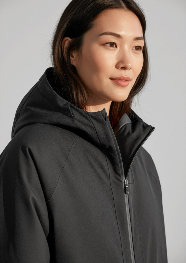Sphere Unisex Jacket - Black - Model