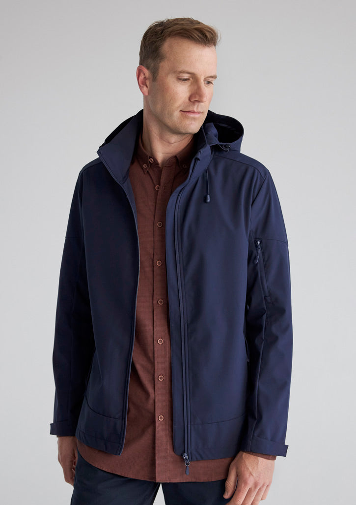 Atlas Mens Jacket - Navy - Model