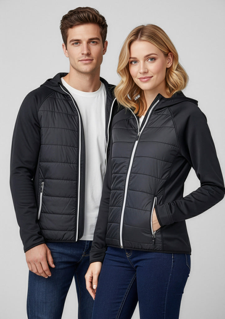 Stealth Mens Jacket - Black/Silver - Model