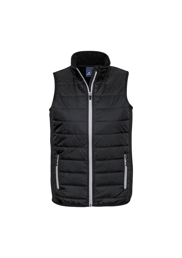 Stealth Mens Vest - Black/Silver - Front