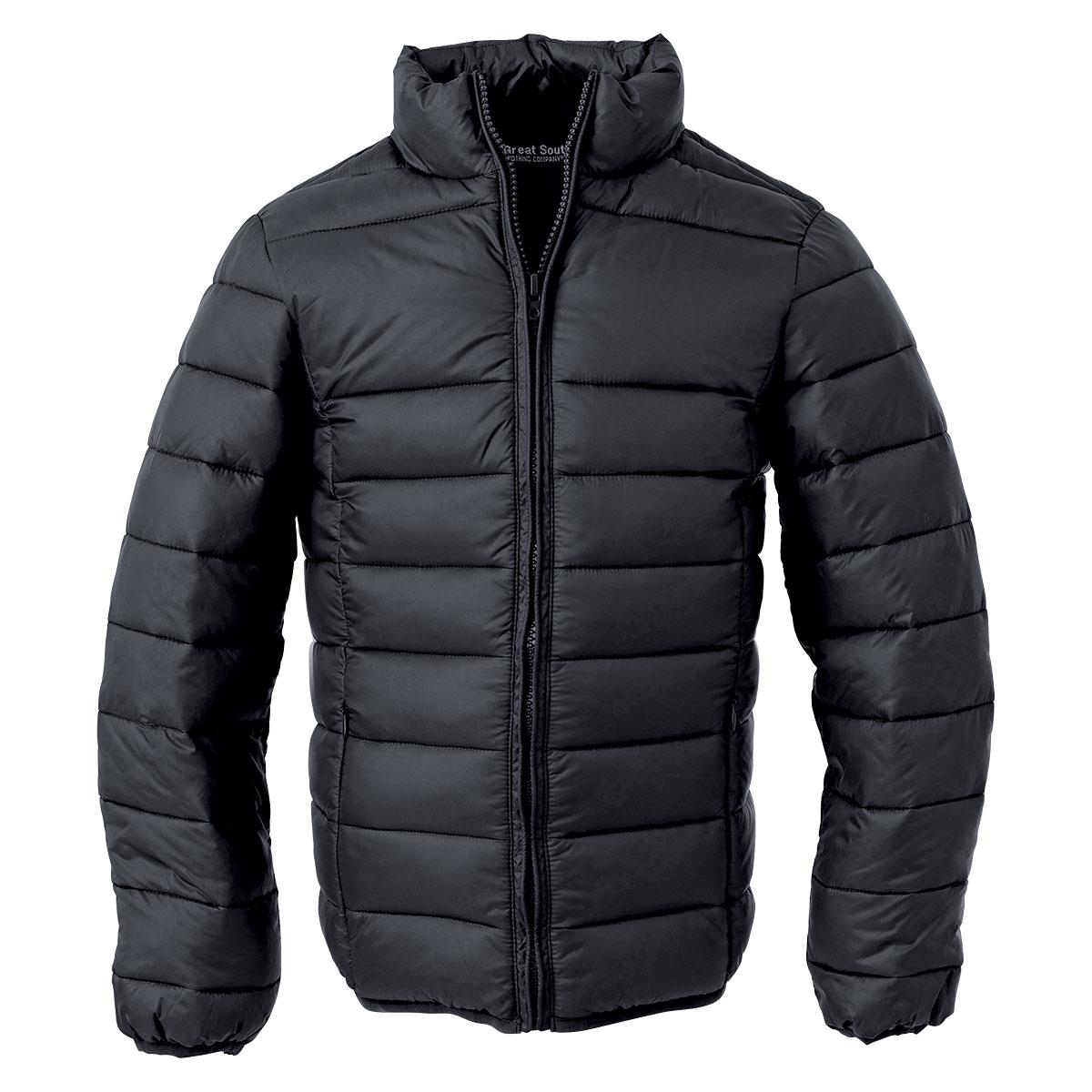 The Youth Puffer - Black - Front