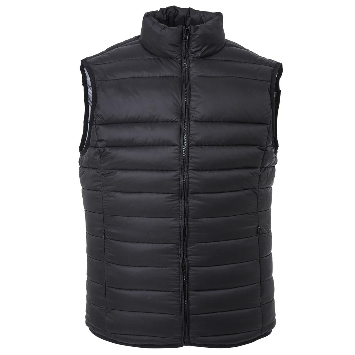 The Puffer Vest - Black - Front