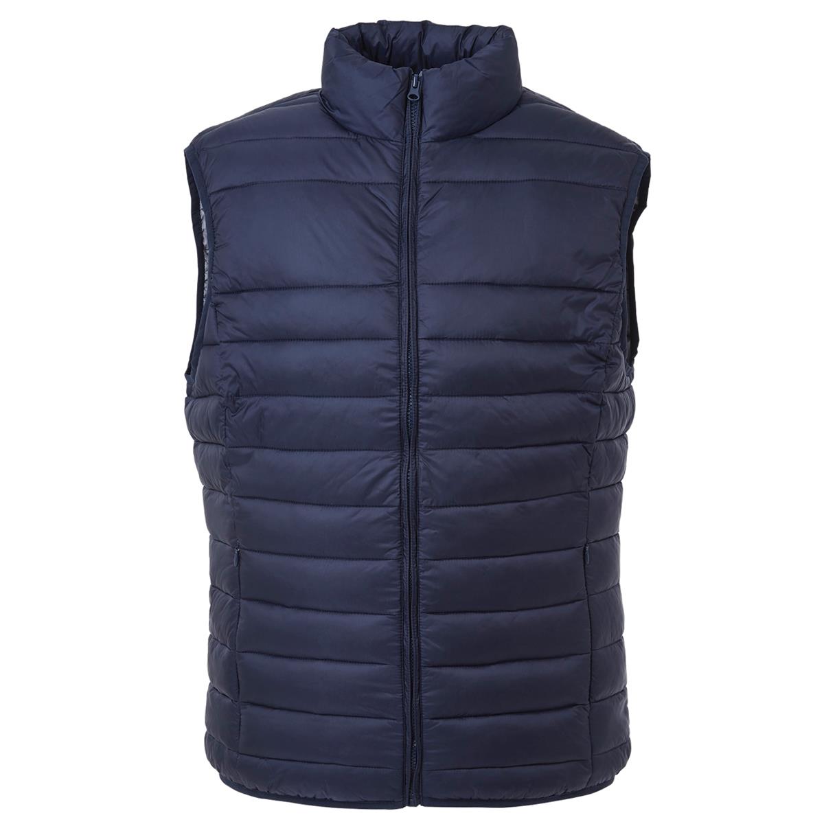 The Puffer Vest - Navy - Front