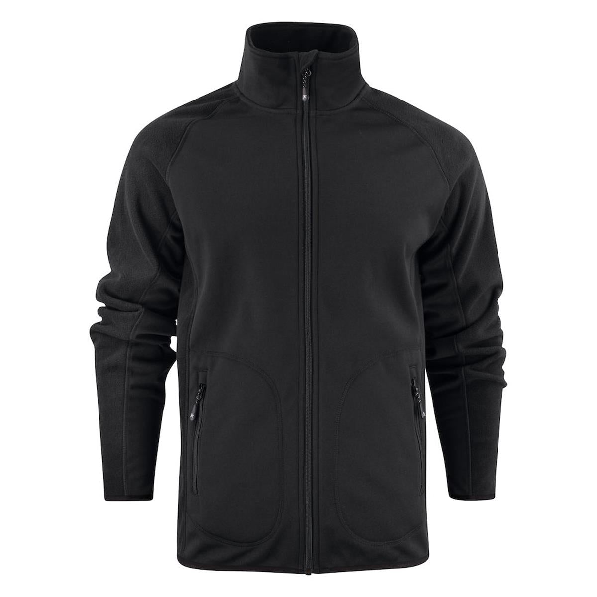Lockwood Men's Softshell Fleece Hybrid - Black - Front