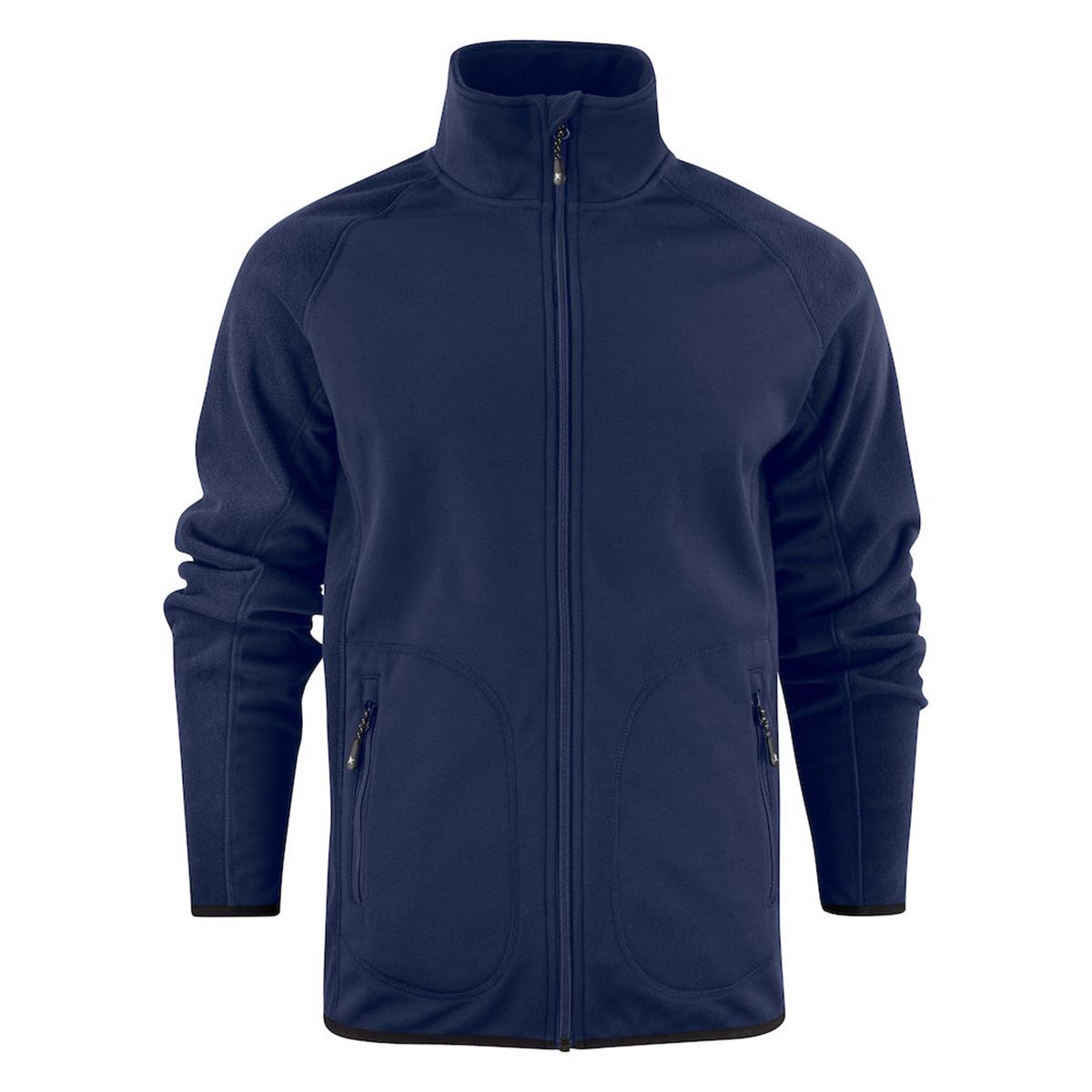 Lockwood Men's Softshell Fleece Hybrid - Navy - Front