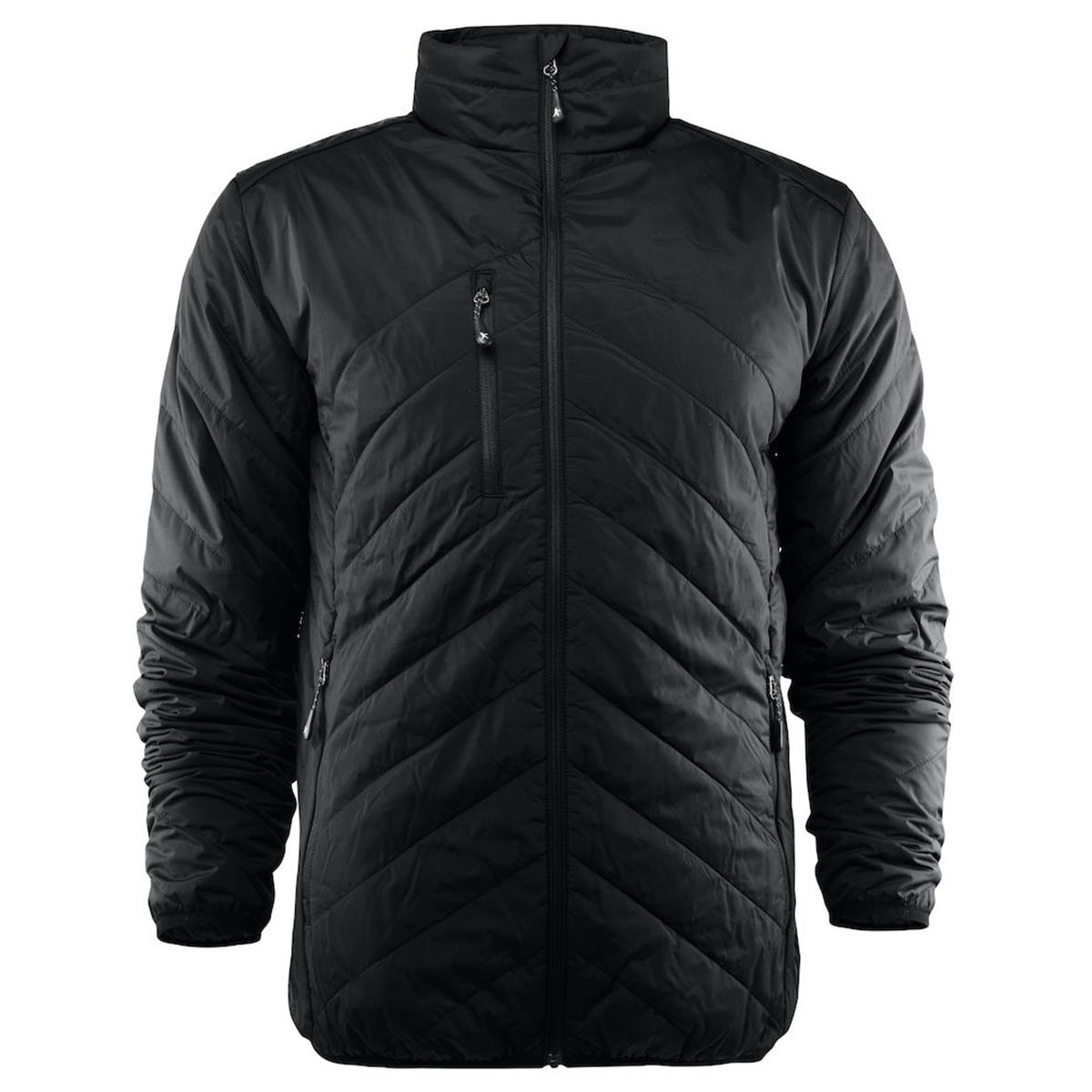 Deer Ridge Men's Quilted Jacket - Black - Front