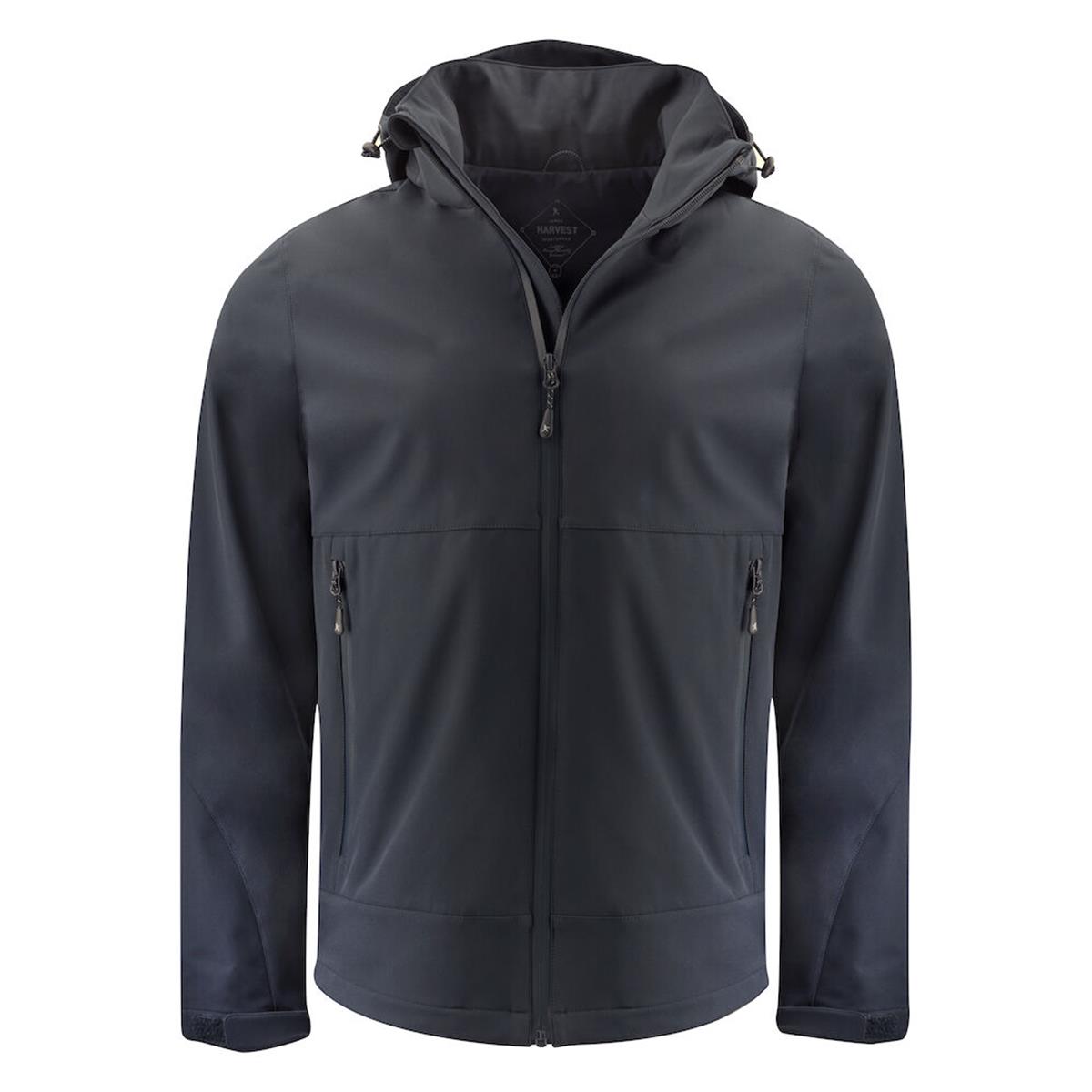 Lodgetown Men's Softshell - Black - Front