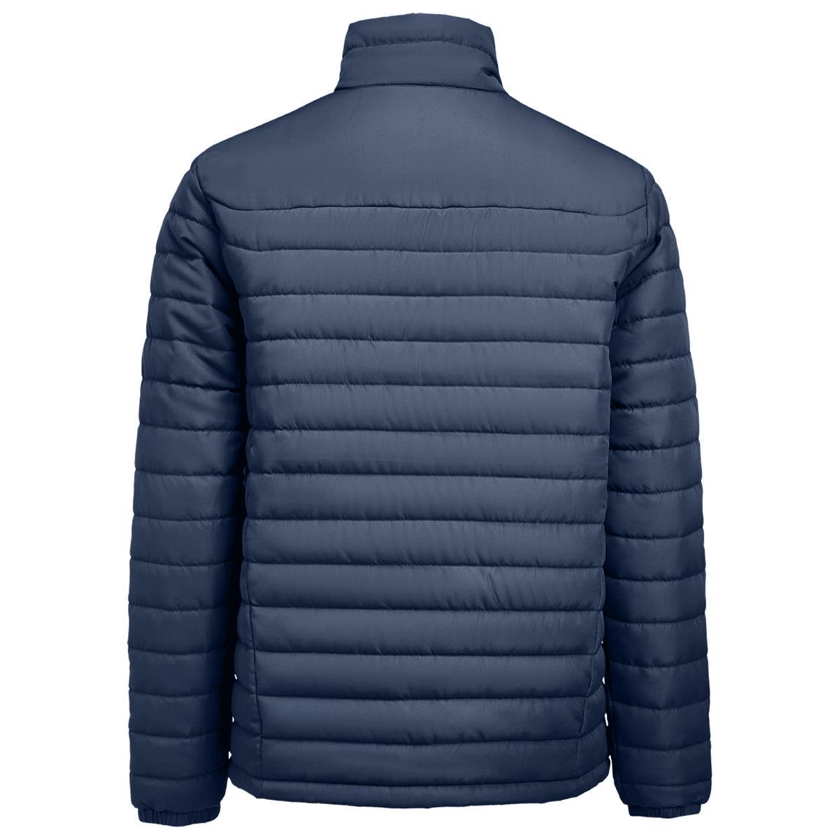Arches Men's Padded Jacket - Navy - Back