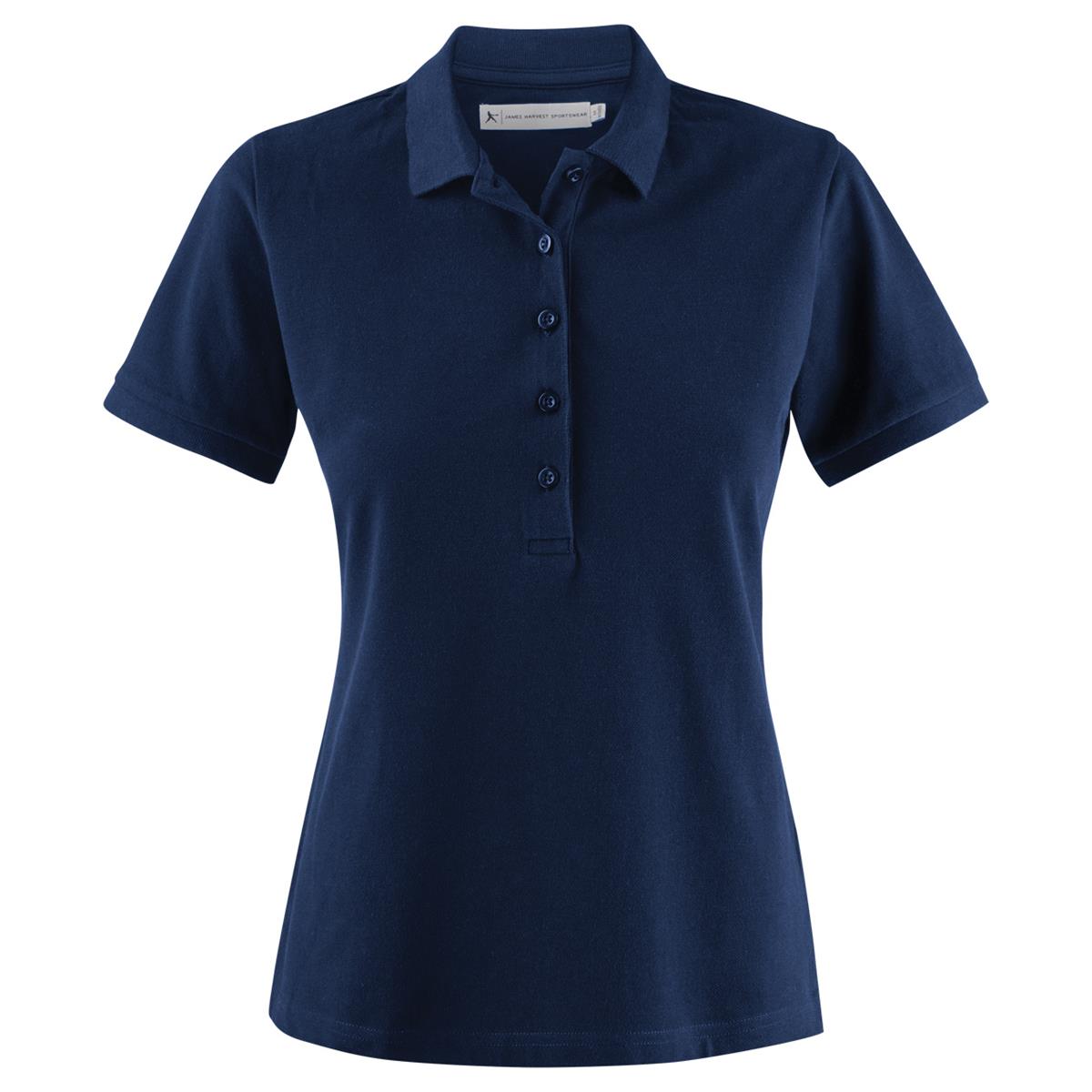 Neptune Women's Cotton Polo - Navy - Front