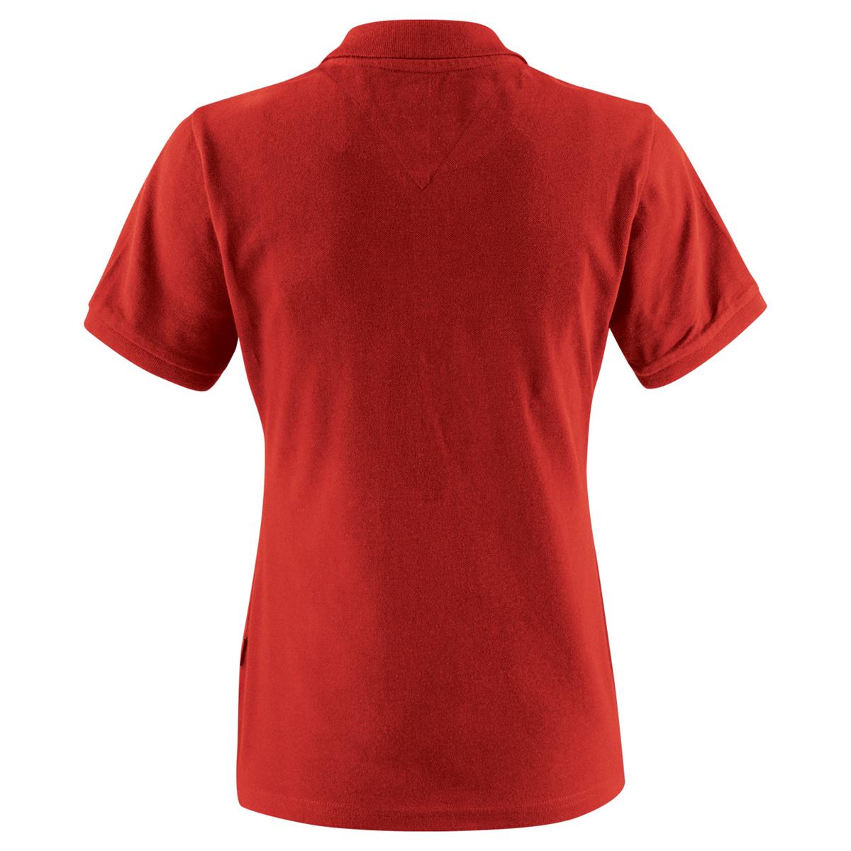 Neptune Women's Cotton Polo - Red - Back