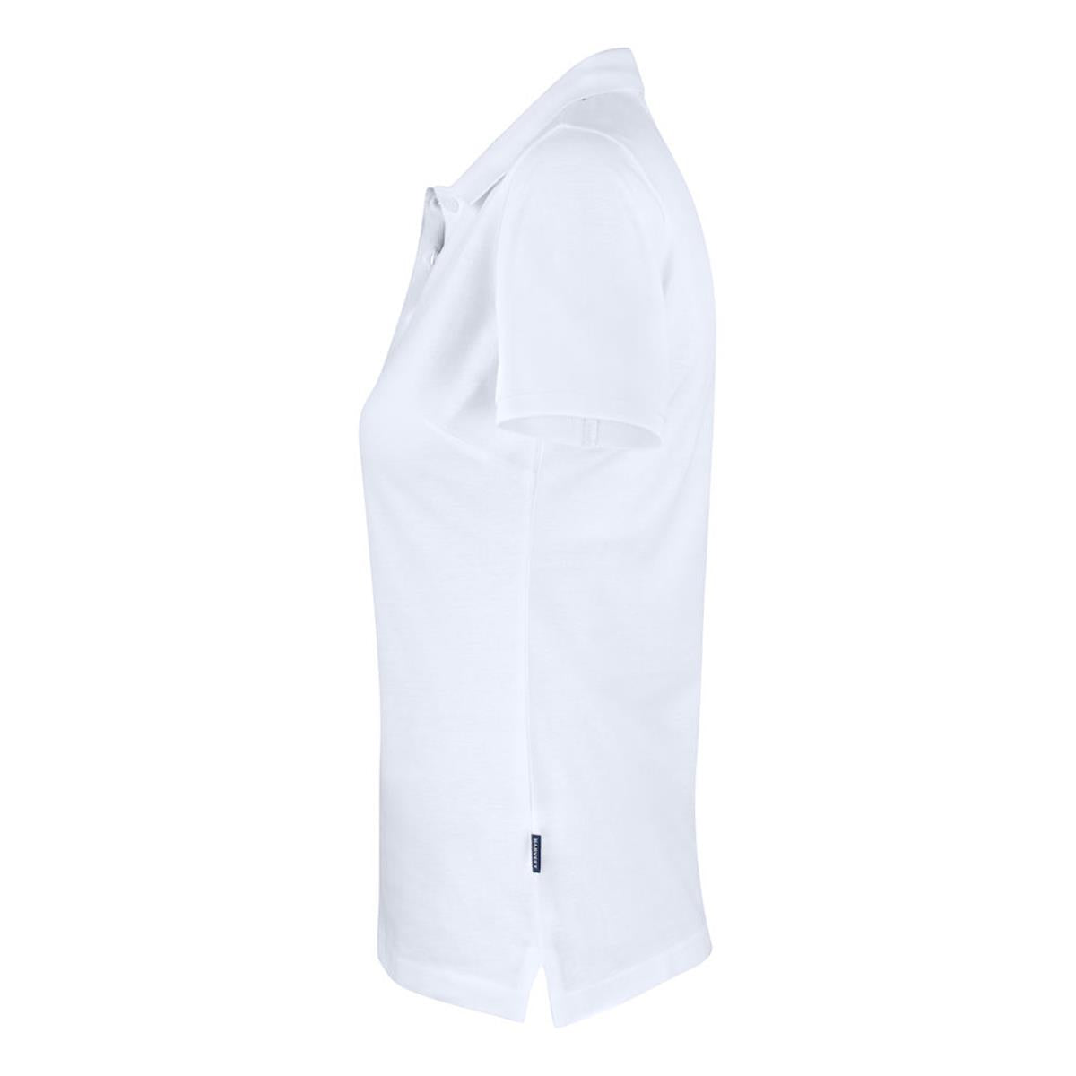 Neptune Women's Cotton Polo - White - Back