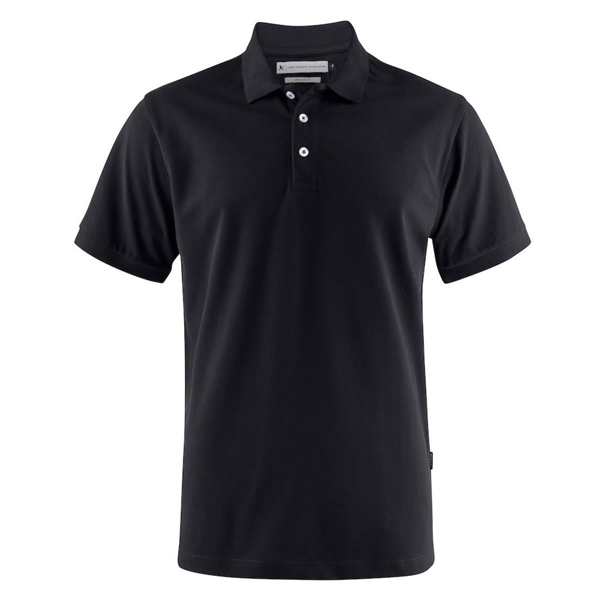 Sunset Regular Men's Polo - Black - Front