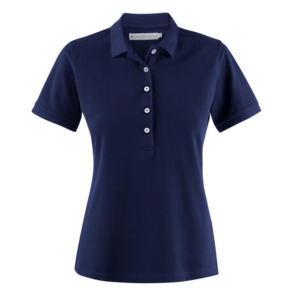 Sunset Women's Polo - Navy - Front