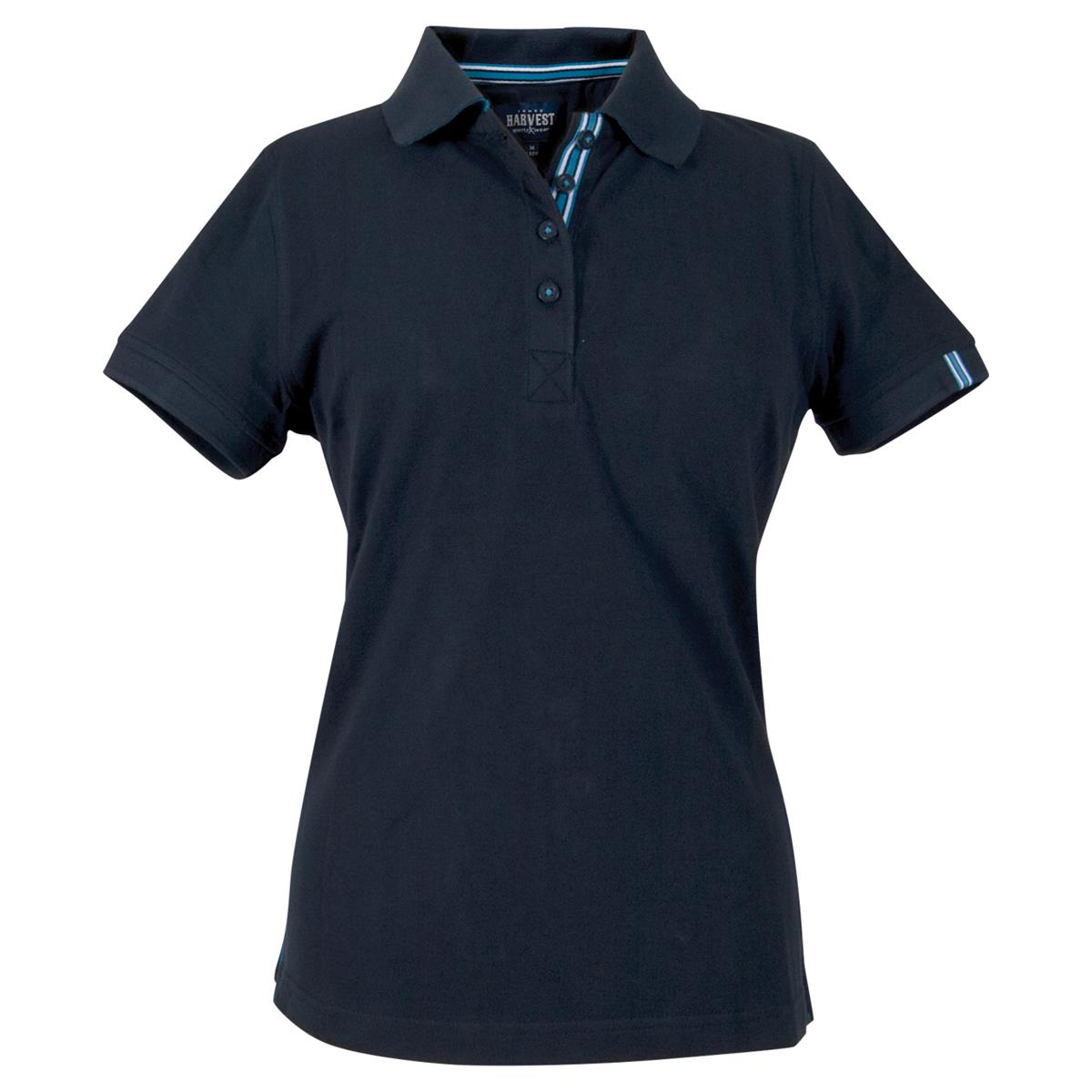 Avon Women's Cotton Polo - Navy - Front