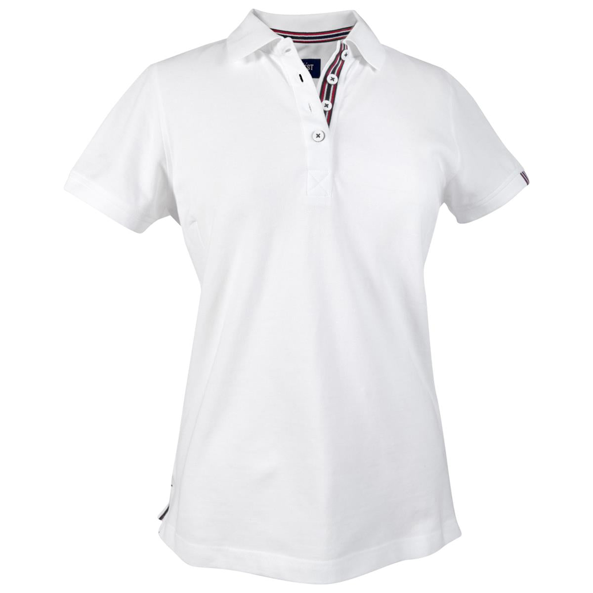 Avon Women's Cotton Polo - White - Front