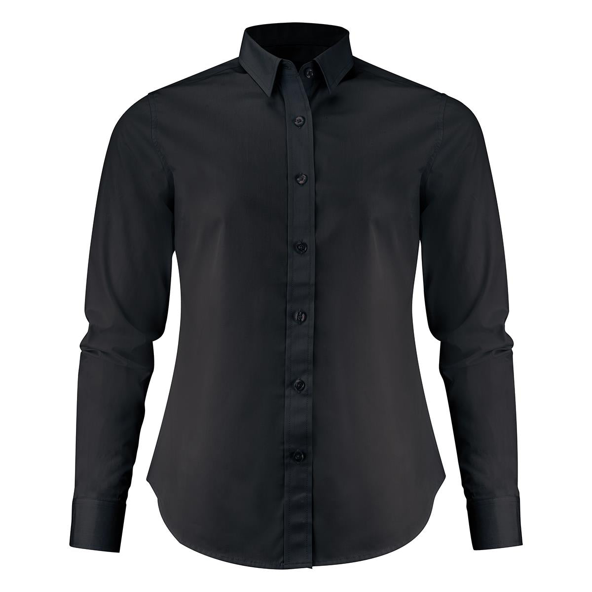 Women's Acton Shirt - Black - Front