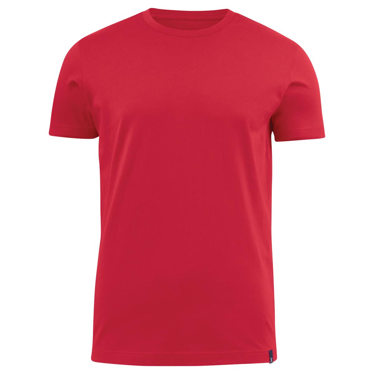 American U Men's Crew Neck Tee - Red - Front