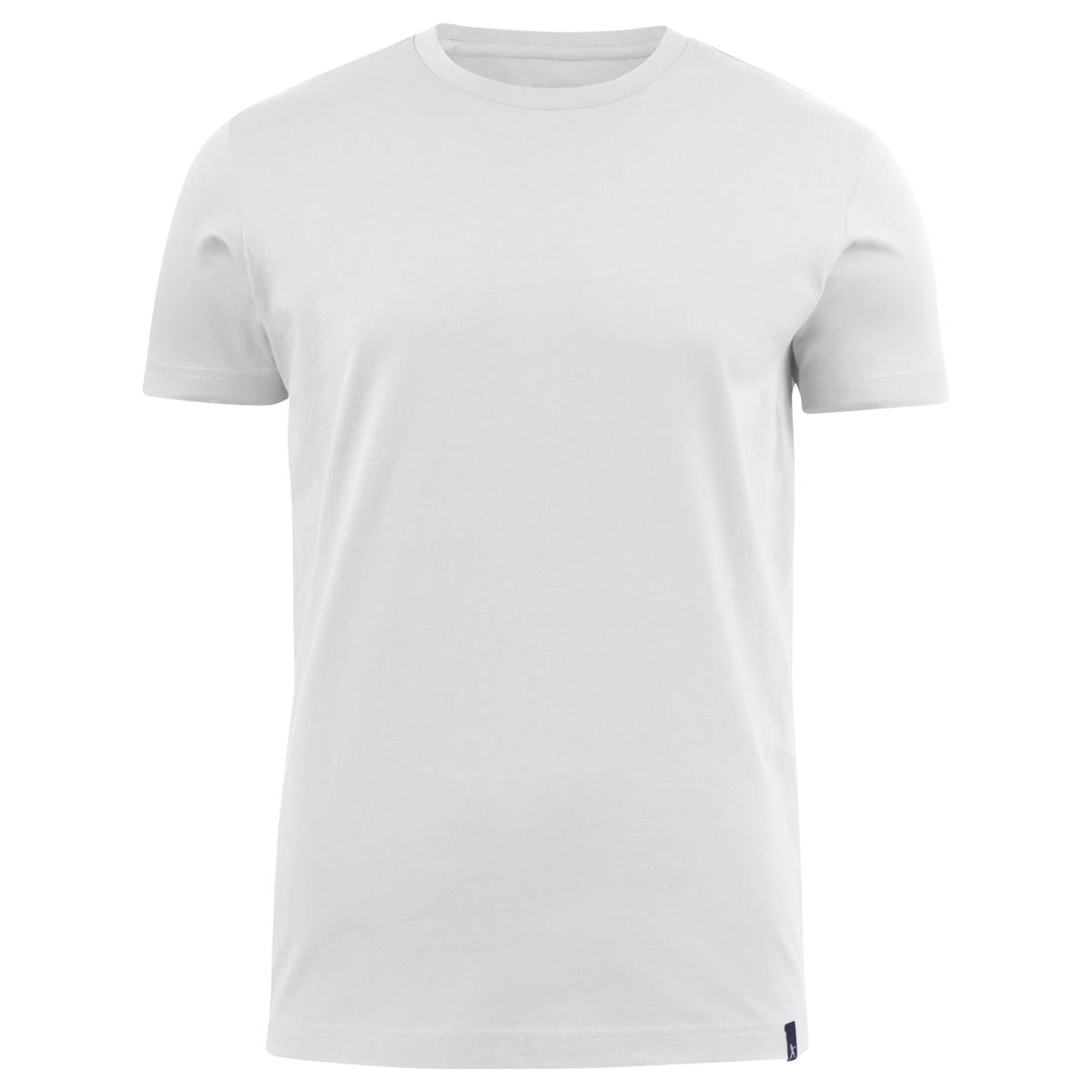 American U Men's Crew Neck Tee - White - Front