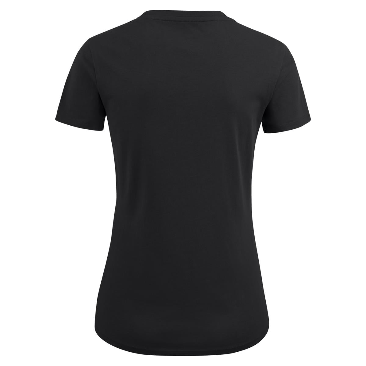 American U Women's Crew Neck Tee - Black - Back