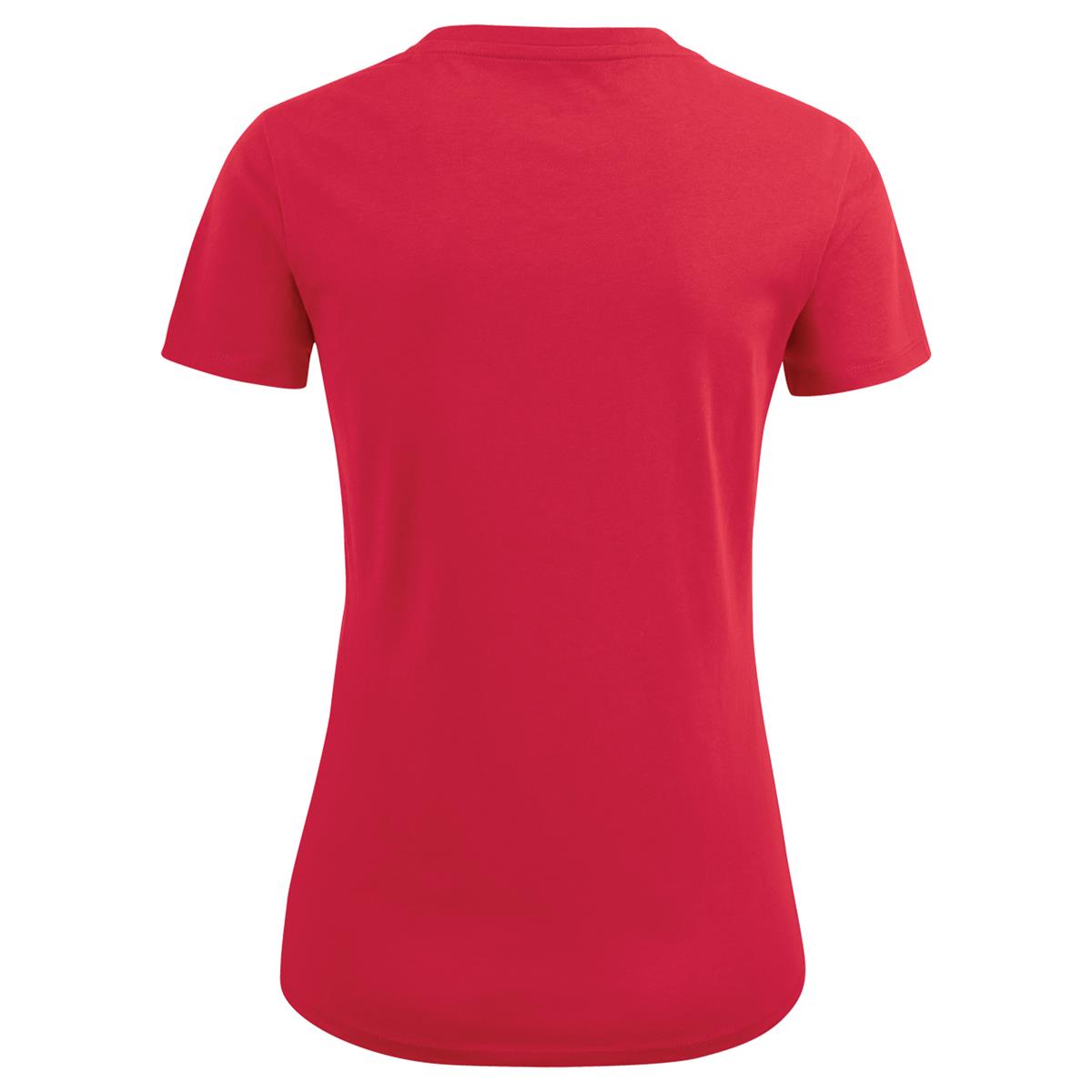 American U Women's Crew Neck Tee - Red - Back