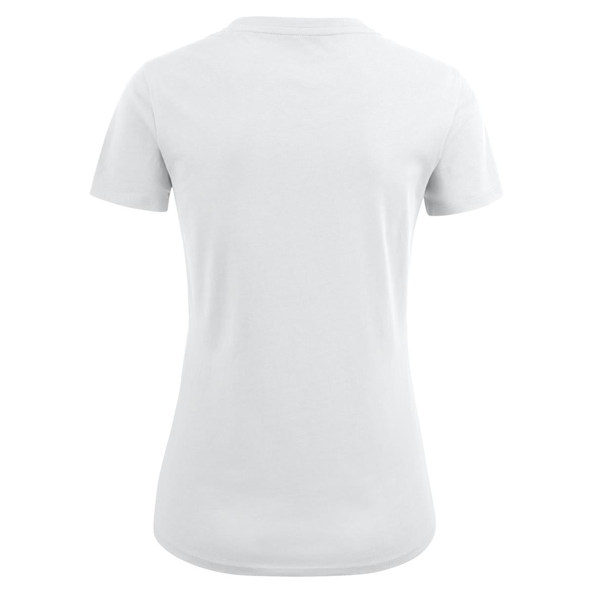 American U Women's Crew Neck Tee - White - Back