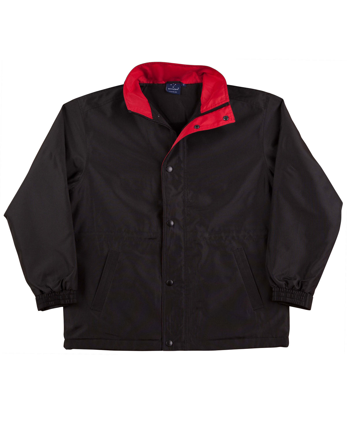 Stadium Jacket Kids' - Black/Red - Front