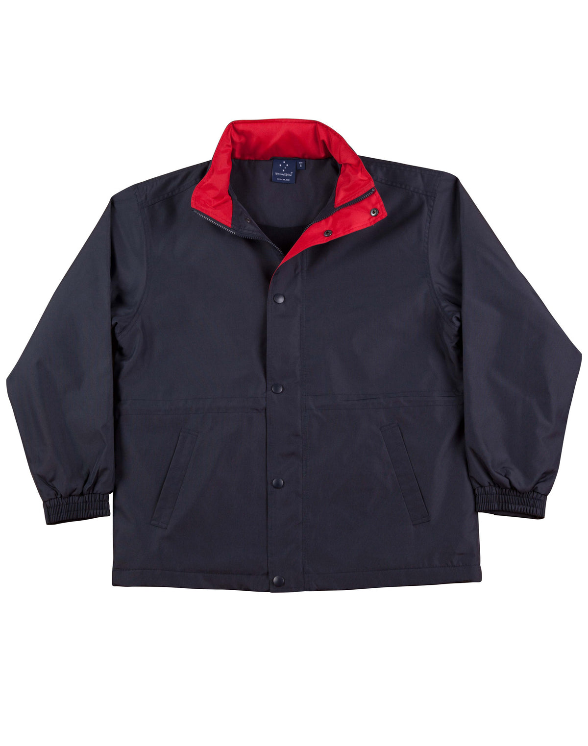 Stadium Jacket Kids' - Navy/Red - Front