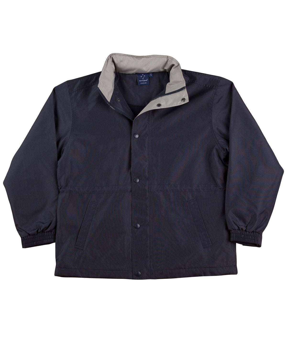 Stadium Jacket Unisex - Navy/Silver - Front